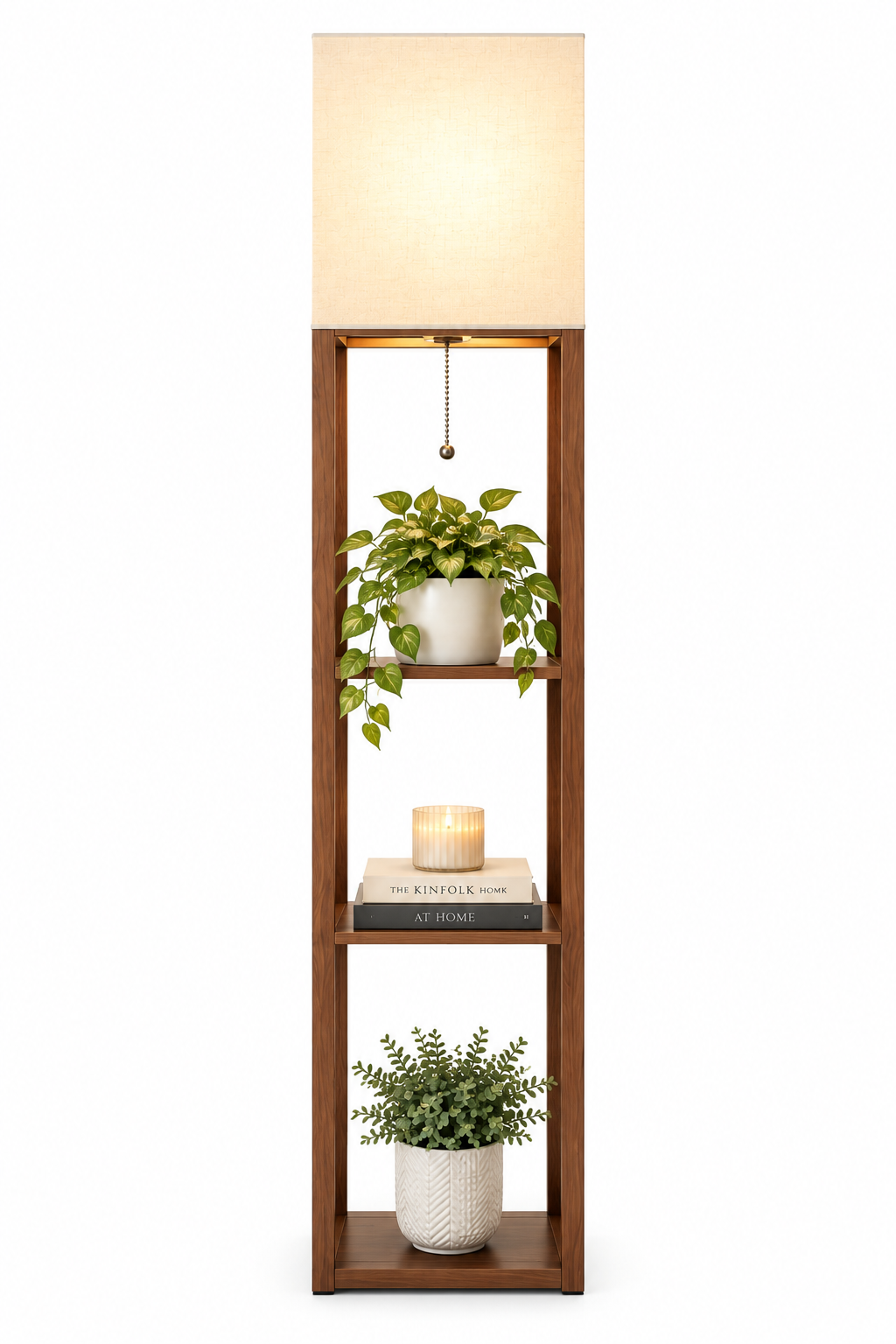 Alder Shelf Floor Lamp
