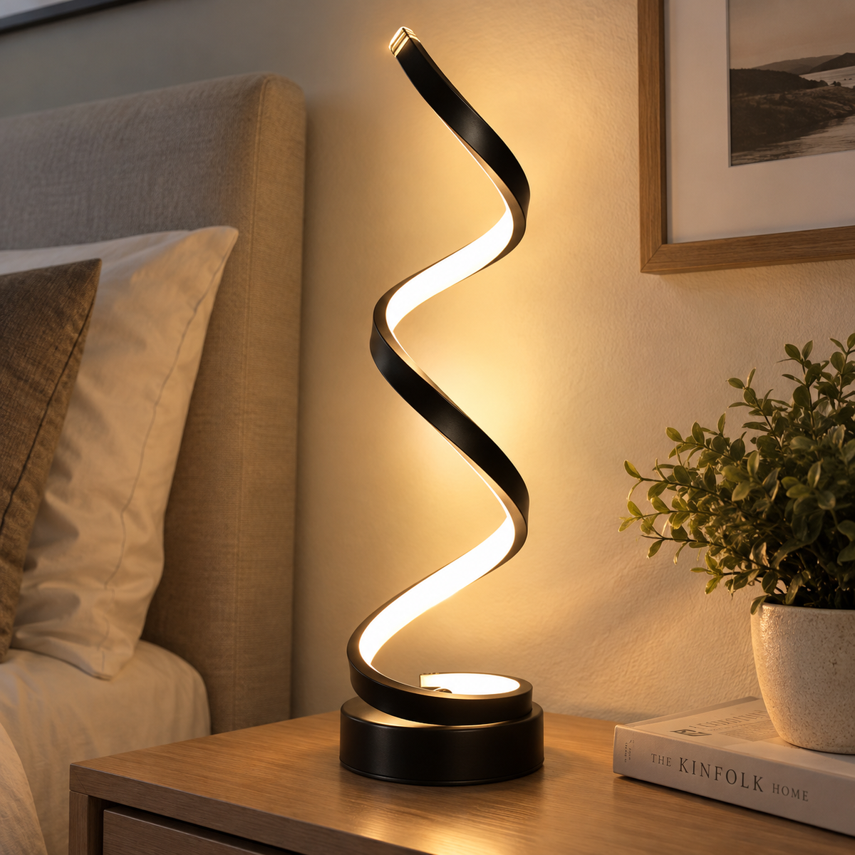 Juno Spiral Table Lamp