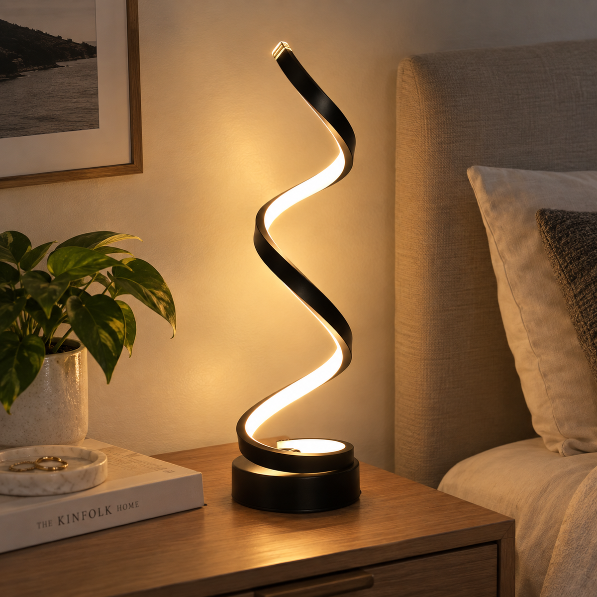 Juno Spiral Table Lamp