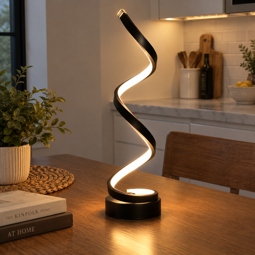 Juno Spiral Table Lamp