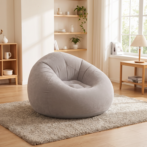 Cloudform lounge chair on a plush rug in a living room