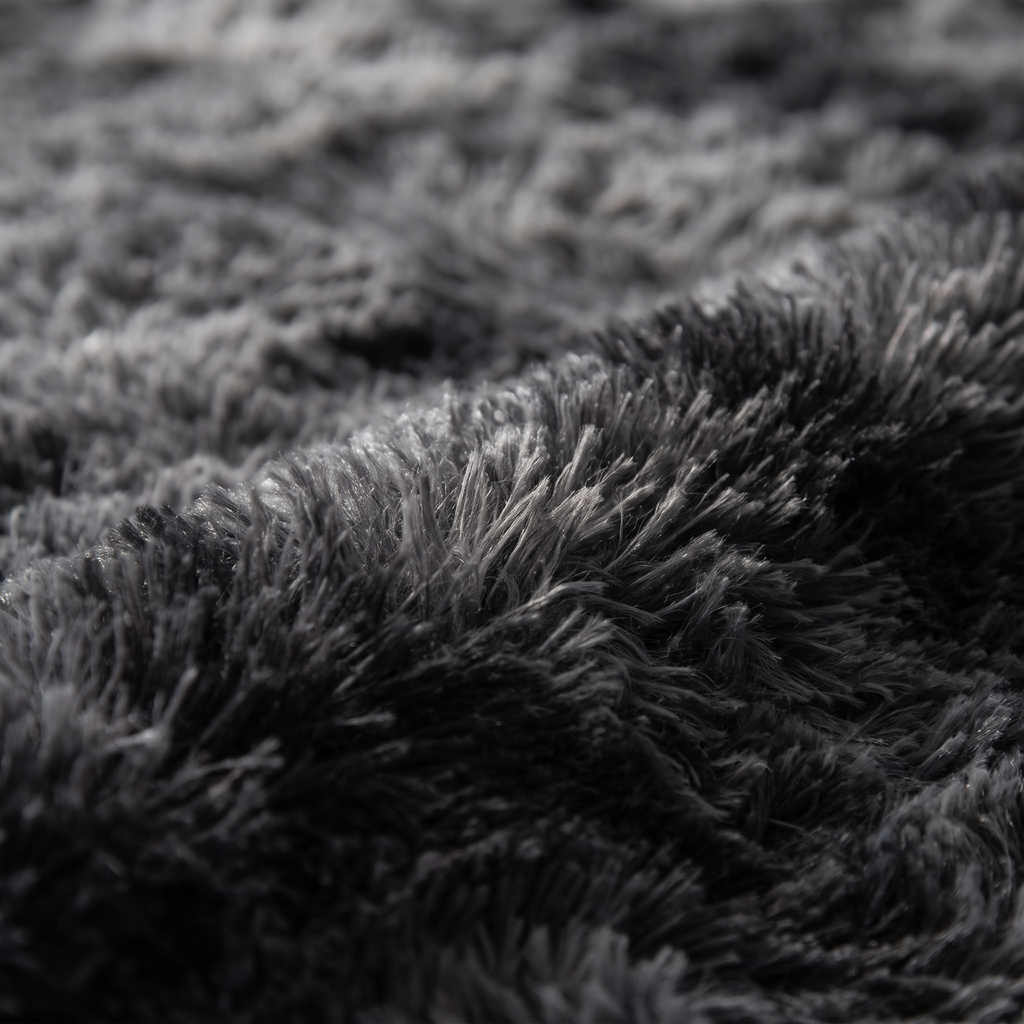 Sable rug deep plush pile close detail