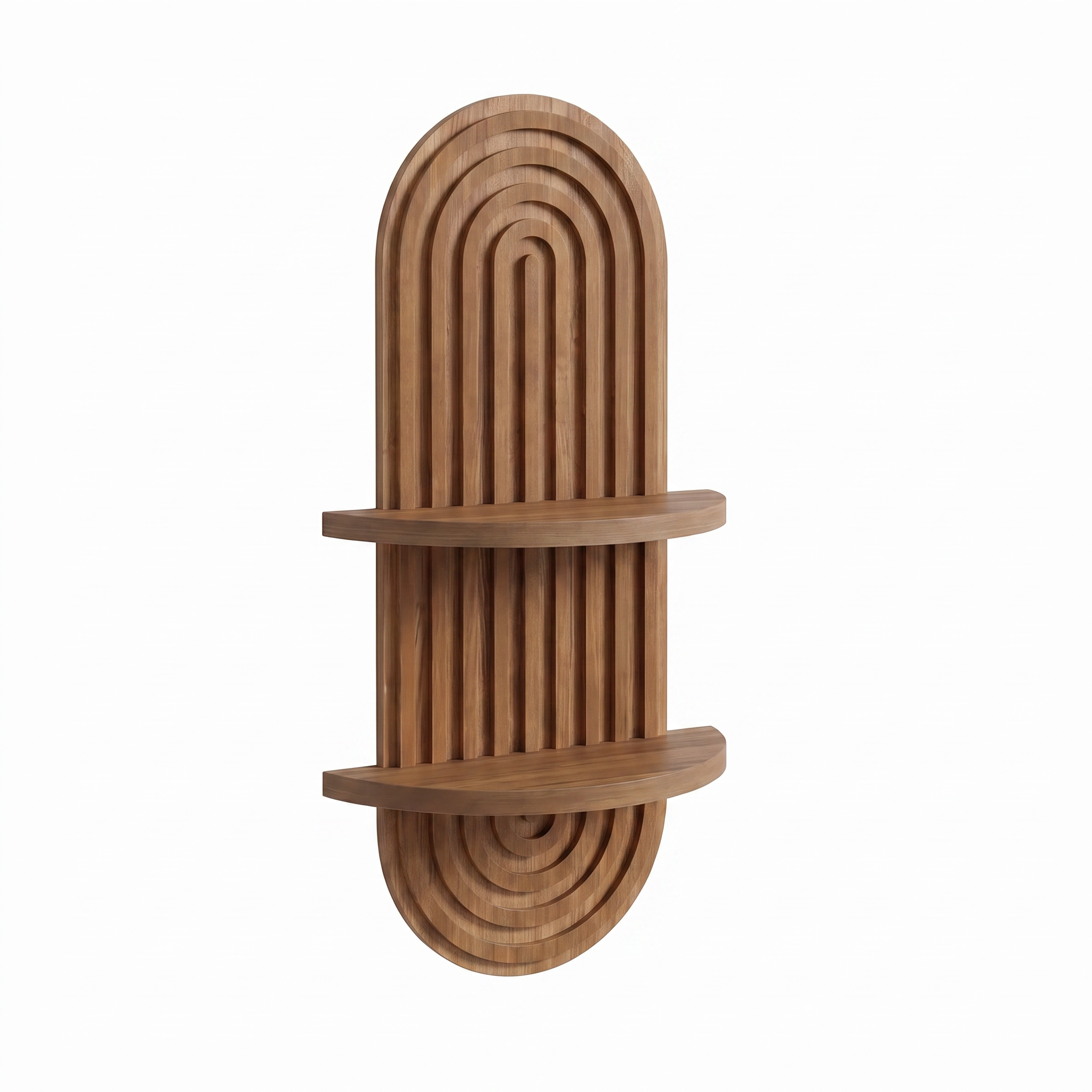 Fernwood floating plant shelf on a white background
