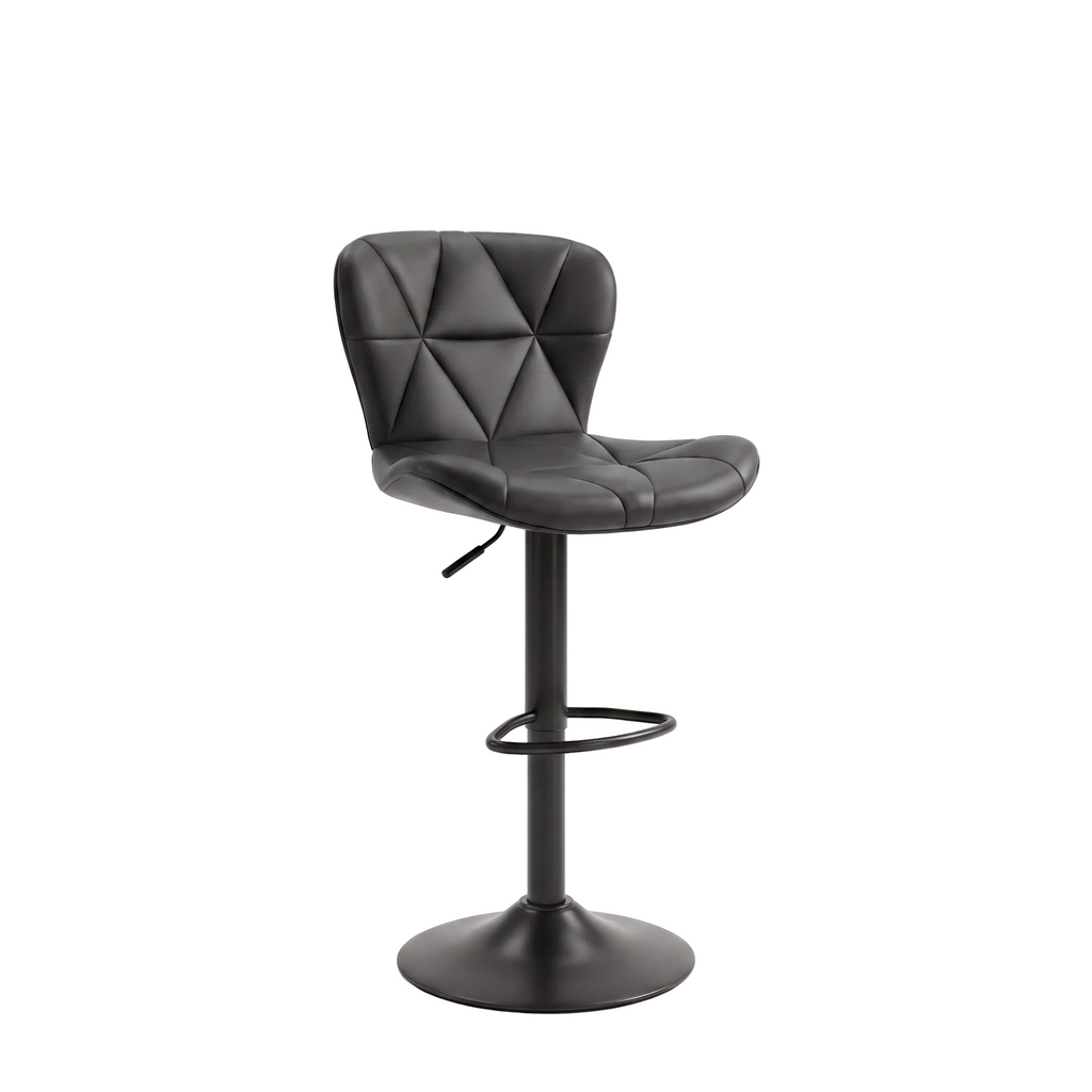 Rowan swivel bar stool on a white background