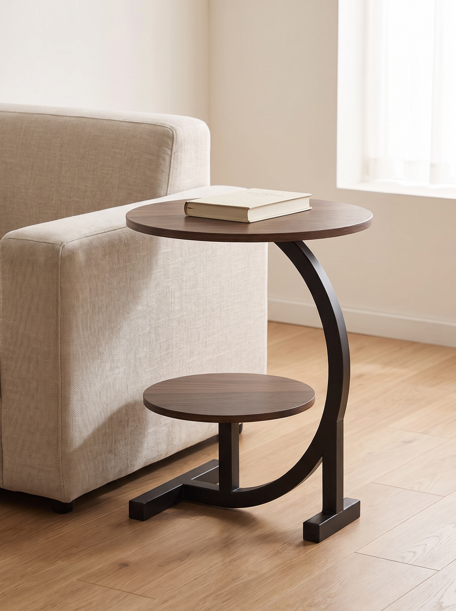 Elira table beside a sofa arm at arm height