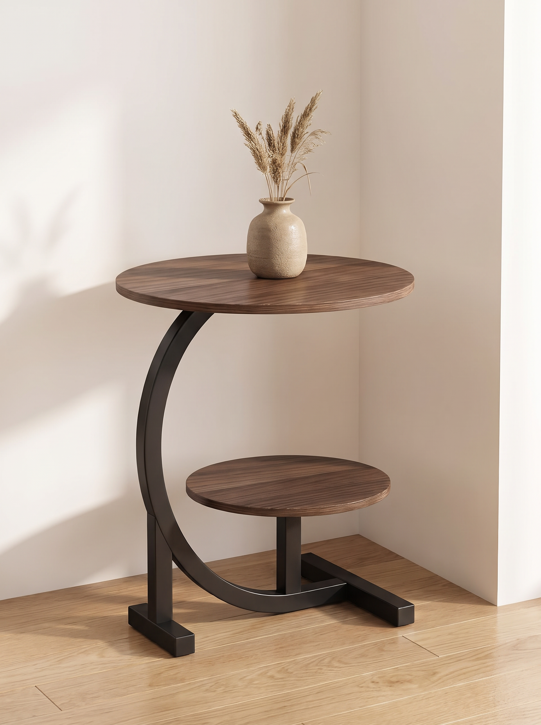 Elira table used as a bedside table